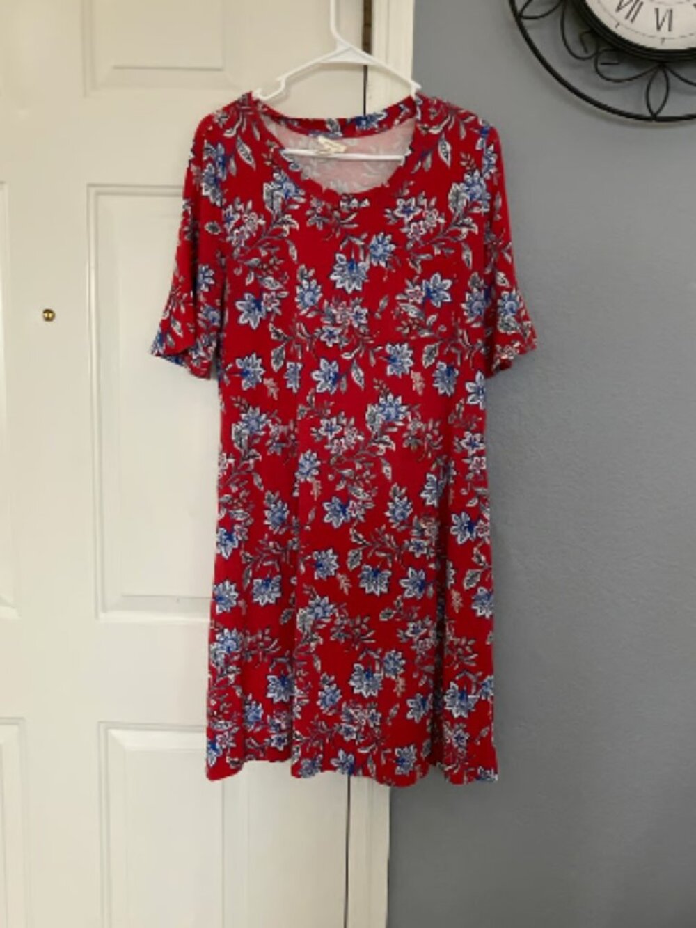 Westbound Size Medium Floral Pattern Dress